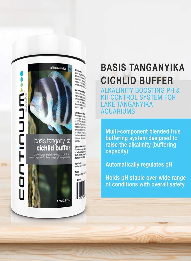 Continuum Aquatics Basis Tanganyika Cichlid Buffer - Alkalinity Boosting pH and KH Control System for Lake Tanganyika Aquariums, 500-g - Image 2